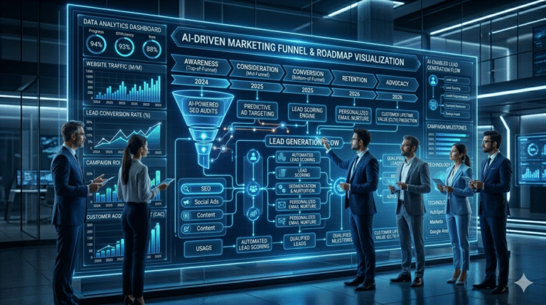 AI roadmap for marketing and lead generation