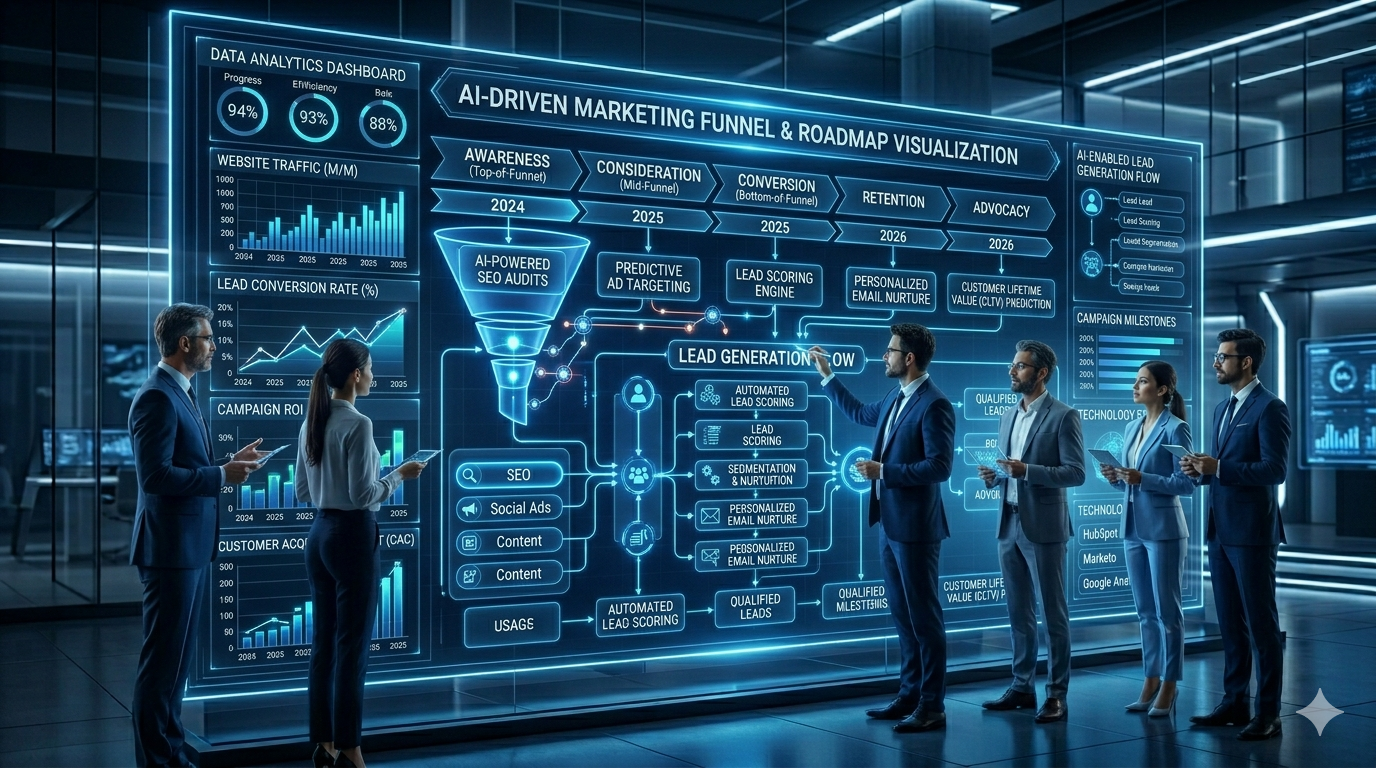 AI roadmap for marketing and lead generation