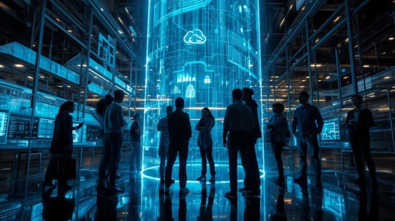 AI agents managing business operations and digital automation systems